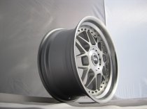 NEW 18" LRN BLITZ ALLOY WHEELS IN SILVER WITH POLISHED STEPPED DISH, DEEPER 9" REAR OPTION