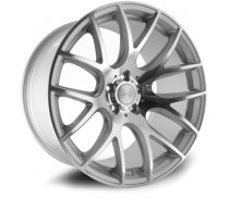NEW 20″ 3SDM 0.01 ALLOY WHEELS SILVER POLISHED DEEPER CONCAVE 10″ REARS.