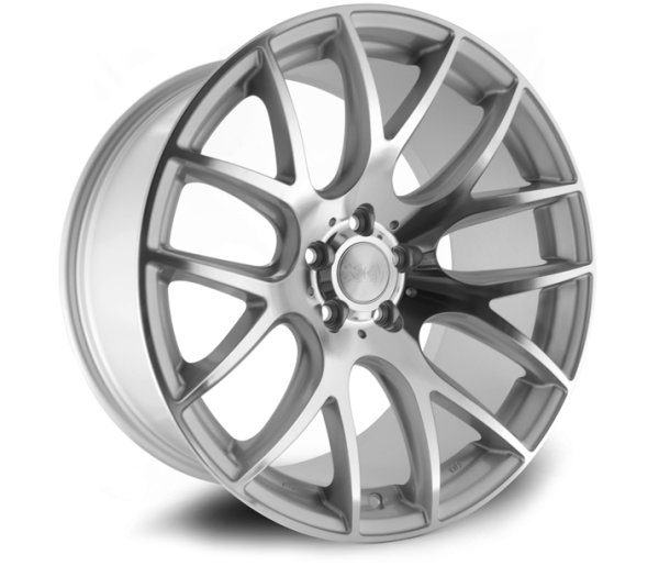 NEW 19" 3SDM 0.01 ALLOY WHEELS IN SILVER WITH POLISHED FACE AND DEEP CONCAVE 9.5" REAR OPTION