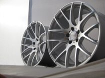 NEW 19" 3SDM 0.01 ALLOY WHEELS IN SILVER WITH POLISHED FACE AND DEEP CONCAVE 9.5" REAR OPTION