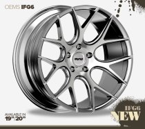 NEW 20″ OEMS FS6 Y SPOKE CONCAVE ALLOY WHEELS IN SILVER WITH POLISHED FACE ET38