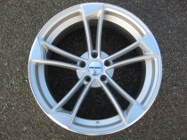 NEW 19" VEEMANN VM1 QUATTRO RS ALLOY WHEELS IN MATTE SILVER WITH MATTE POLISHED EDGE