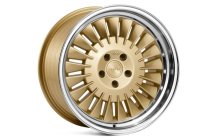 NEW 19″ ISPIRI CSR1D ALLOY WHEELS IN VINTAGE GOLD WITH POLISHED LIP, DEEPER 10″ ALL ROUND