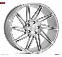 NEW 19″ VEEMANN V-FS26 DIRECTIONAL ALLOY WHEELS IN SILVER POL WITH DEEPER CONCAVE 9.5″ REARS