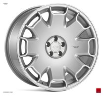 NEW 18″ ISPIRI CSR2 ALLOY WHEELS IN PURE SILVER WITH POLISHED LIP AND DEEPER CONCAVE 9.5″ REAR