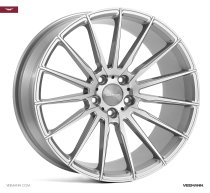 NEW 19" VEEMANN V-FS19 ALLOY WHEELS IN SILVER WITH POLISHED FACE, DEEPER CONCAVE 9.5" ALL ROUND