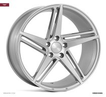 NEW 19" VEEMANN V-FS31 ALLOY WHEELS IN SILVER WITH POLISHED FACE, 8.5" ALL ROUND