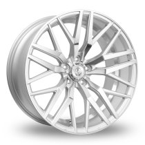 NEW 20″ AXE EX30 ALLOY WHEELS IN SILVER POLISHED DEEP CONCAVE 10″ REAR
