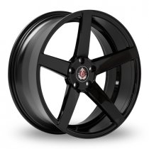 NEW 20″ AXE EX18 ALLOY WHEELS IN GLOSS BLACK WITH DEEP CONCAVE 10.5″ REARS
