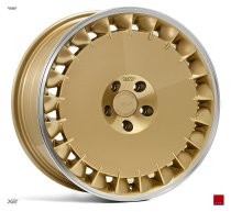 NEW 18″ ISPIRI CSRD TF DIRECTIONAL ALLOY WHEELS IN VINTAGE GOLD et35/38