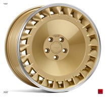 NEW 18″ ISPIRI CSRD TF DIRECTIONAL ALLOY WHEELS IN VINTAGE GOLD DEEPER CONCAVE 9.5″ ALL ROUND