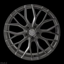 NEW 20″ QUANTUM44 SFF2 ALLOY WHEELS IN DIAMOND GRAPHITE WITH DEEPER CONCAVE 10″ REAR