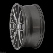 NEW 20" QUANTUM44 SFF2 ALLOY WHEELS IN DIAMOND GRAPHITE WITH DEEPER CONCAVE 10" REAR