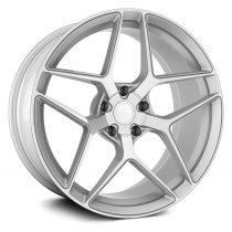 NEW 20″ VEEMANN VC650 ALLOY WHEELS IN SILVER POLISHED WITH WIDER 10″ or 10.5″ ALL ROUND
