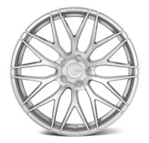 NEW 20" ZITO ZF01 FLOW FORMED ALLOY WHEELS IN HYPER SILVER DEEPER CONCAVE 10" REAR