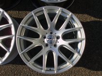 NEW/USED 19" ZITO 935 ALLOY WHEELS IN HYPER SILVER, BIG CONCAVE 9.5" REARS,et30 front / et35 rear 5X112