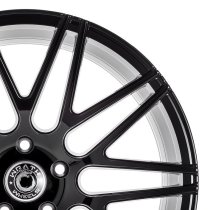 NEW 20" WRATH WF3 FLOW FORMED ALLOY WHEELS IN GLOSS BLACK DEEPER CONCAVE 10" REARS
