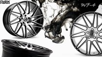 NEW 20" WRATH WF4 FLOW FORMED ALLOY WHEELS IN GLOSS BLACK POLISHED DEEPER CONCAVE 10" REARS
