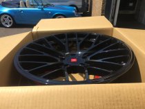 NEW 19" ISPIRI FFP1 ALLOY WHEELS IN CORSA BLACK WITH DEEPER CONCAVE 10" REARS