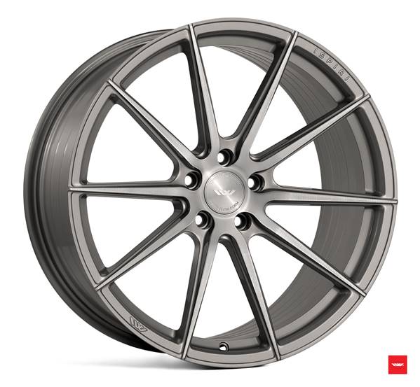NEW 19" ISPIRI FFR1 ALLOY WHEELS IN CARBON GREY BRUSHED, DEEPER CONCAVE 9.5" REAR OPTION