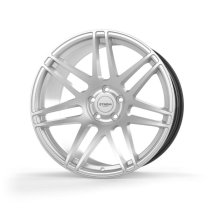 NEW 19″ STROM STR3 ALLOY WHEELS IN HYPER SILVER WITH DEEPER CONCAVE 10″ REARS
