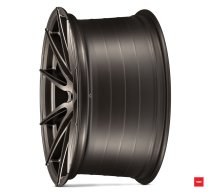 NEW 19 INCH ISPIRI FFR1 ALLOY WHEELS IN MATT CARBON BRONZE WITH DEEPER CONCAVE 10" REARS 5x120