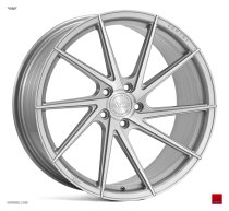 NEW 21″ ISPIRI FFR1D MULTI-SPOKE DIRECTIONAL ALLOY WHEELS IN PURE SILVER WITH BRUSHED POLISH FACE