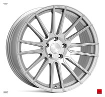 NEW 20″ ISPIRI FFR8 8-TWIN CURVED SPOKE ALLOY WHEELS IN PURE SILVER BRUSHED, WIDER 10″ REARS