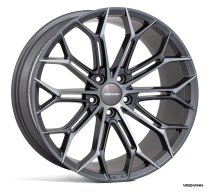 NEW 19″ VEEMANN V-FS41 ALLOY WHEELS IN GRAPHITE SMOKE MACHINED WITH DEEPER 9.5″ REARS