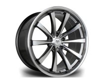 NEW 20″ RIVIERA ASCOT ALLOY WHEELS IN GUNMETAL WITH POLISHED FACE DEEP 10″ REARS