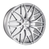 NEW 19 INCH ALKATEC EVO-1 ALLOY WHEELS IN SILVER WITH DEEPER CONCAVE 9.5" REARS 5x120