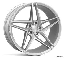 NEW 20″ VEEMANN V-FS46 ALLOY WHEELS IN SILVER WITH POLISHED FACE DEEPER CONCAVE 10″ REARS