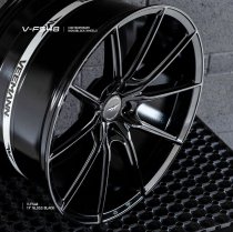 NEW 19" VEEMANN V-FS48 ALLOY WHEELS IN GLOSS BLACK WITH DEEPER CONCAVE 9.5" REARS