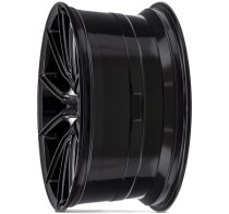 NEW 19" VEEMANN V-FS48 ALLOY WHEELS IN GLOSS BLACK WITH WIDER 9.5" REARS 5X112