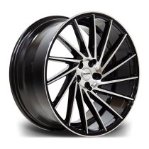 NEW 20″ RIVIERA RV135 DIRECTIONAL ALLOY WHEELS IN BLACK WITH POLISHED FACE 9.5″ET38 ALL ROUND