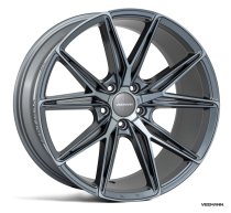 NEW 20" VEEMANN V-FS49 ALLOY WHEELS IN GRAPHITE SMOKE MACHINE WITH DEEPER CONCAVE 10" REAR