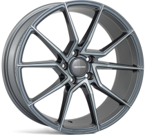 NEW 20" VEEMANN V-FS52 ALLOY WHEELS IN GRAPHITE SMOKE MACHINE WITH DEEPER CONCAVE 10" REAR OPTION