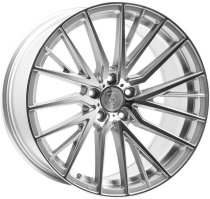 NEW 20" AXE EX40 ALLOY WHEELS IN SILVER WITH POLISHED FACE DEEP CONCAVE 10" REAR