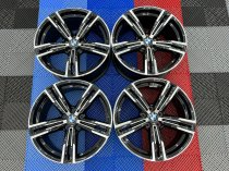 USED 18″ GENUINE BMW G20 3 SERIES STYLE 848 M SPORT ALLOY WHEELS, DELIVERY MILES ,WIDE REAR