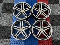 NEW 19″ CADES STRIKE ALLOY WHEELS IN GUNMETAL POL AND STAINLESS STEEL DISH