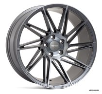 NEW 19″ VEEMANN V-FS26 DIRECTIONAL ALLOY WHEELS IN GRAPHITE SMOKE POLISHED WITH DEEPER CONCAVE 9.5″ REARS