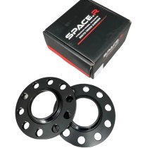 NEW 10/12/15/20mm BLACK SPACE R WHEEL SPACERS - (2 PAIRS INC BOLTS ) 5x120 72.6 CB