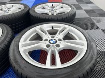 USED 18" GENUINE BMW STYLE 400 M SPORT ALLOY WHEELS,WIDER REARS, GOOD CONDITION INC RUNFLAT TYRES