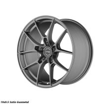 NEW 19" STROM STR-F1 FLOW FORGED ALLOY WHEELS IN SATIN GUNMETAL WITH DEEPER CONCAVE 9.5" REAR OPTION