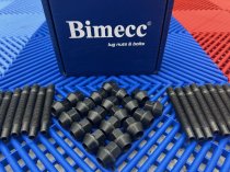 NEW 10/12/15/20/25mm BLACK BIMECC WHEEL SPACERS - (2 PAIRS ) WITH 90MM STUD KIT 5x120 72.6 CB