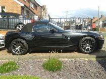 NEW 18 INCH ZITO 935 CSL GTS ALLOY WHEELS IN MATT GUNMETAL,DEEPER CONCAVE 9.5" ALL ROUND 5x112