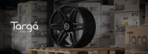 NEW 20 INCH TARGA TG10-HD SIX TWIN SPOKE ALLOY WHEELS IN MATT BLACK, 1120KG FORD RANGER MITSUBISHI L200 VW AMAROK 6x139.7