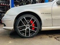 NEW 17 INCH ROMAC DIABLO ALLOY WHEELS IN GLOSS BLACK WITH POLISHED FACE 5x120