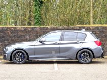 NEW 18 INCH ROMAC DIABLO ALLOY WHEELS IN GLOSS BLACK WITH WIDER REAR OPTION 5x120