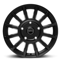 NEW 16 INCH ROMAC STEALTH ALLOY WHEELS IN SATIN BLACK 1250KG CITROEN DISPATCH PEUGEOT EXPERT TOYOTA PROACE VAUXHALL VIVARO C 5x108